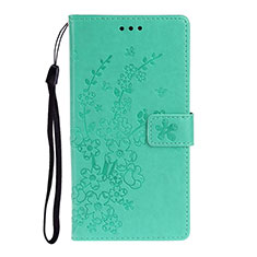 Leather Case Stands Flip Cover T08 Holder for Huawei P40 Pro Green