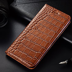 Leather Case Stands Flip Cover T08 Holder for OnePlus 7T Pro Orange