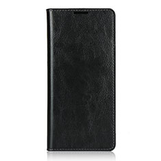 Leather Case Stands Flip Cover T08 Holder for OnePlus 8 Pro Black