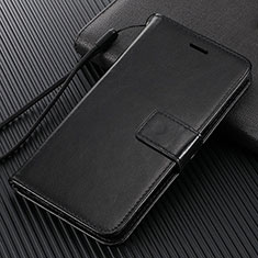 Leather Case Stands Flip Cover T08 Holder for Oppo Find X2 Black