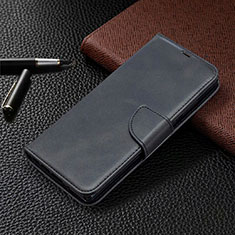 Leather Case Stands Flip Cover T08 Holder for Samsung Galaxy Note 20 5G Black