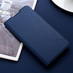 Leather Case Stands Flip Cover T08 Holder for Xiaomi Mi 9T Blue