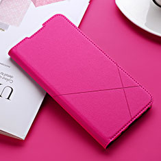 Leather Case Stands Flip Cover T08 Holder for Xiaomi Mi 9T Hot Pink