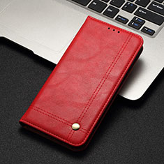 Leather Case Stands Flip Cover T08 Holder for Xiaomi Mi A3 Red