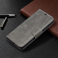 Leather Case Stands Flip Cover T08 Holder for Xiaomi Redmi 9AT Gray