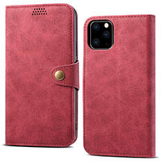 Leather Case Stands Flip Cover T09 Holder for Apple iPhone 11 Pro Max Red
