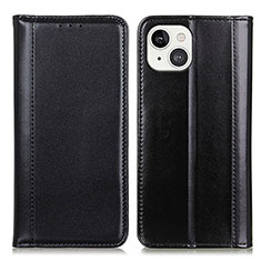 Leather Case Stands Flip Cover T09 Holder for Apple iPhone 13 Mini Black