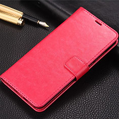Leather Case Stands Flip Cover T09 Holder for Huawei Honor 20 Pro Hot Pink