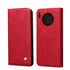 Leather Case Stands Flip Cover T09 Holder for Huawei Mate 30 5G Red