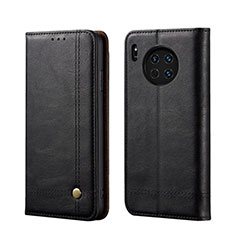 Leather Case Stands Flip Cover T09 Holder for Huawei Mate 30 Black