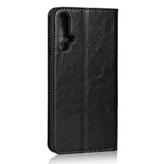 Leather Case Stands Flip Cover T09 Holder for Huawei Nova 5 Black
