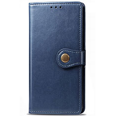 Leather Case Stands Flip Cover T09 Holder for Huawei P40 Blue
