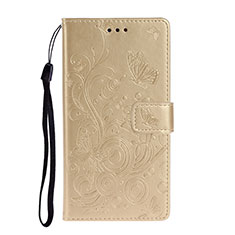 Leather Case Stands Flip Cover T09 Holder for Huawei P40 Pro Gold