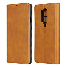 Leather Case Stands Flip Cover T09 Holder for OnePlus 8 Pro Orange