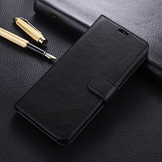 Leather Case Stands Flip Cover T09 Holder for Oppo Find X2 Black
