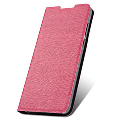Leather Case Stands Flip Cover T09 Holder for Xiaomi Redmi Note 8 Pro Pink