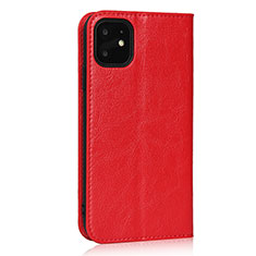Leather Case Stands Flip Cover T10 Holder for Apple iPhone 11 Red
