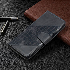 Leather Case Stands Flip Cover T10 Holder for Xiaomi Redmi 9A Black