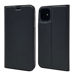 Leather Case Stands Flip Cover T11 Holder for Apple iPhone 11 Black
