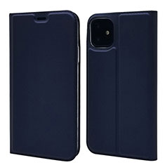 Leather Case Stands Flip Cover T11 Holder for Apple iPhone 11 Blue