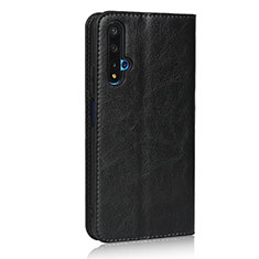 Leather Case Stands Flip Cover T11 Holder for Huawei Nova 5T Black