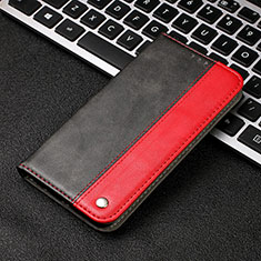 Leather Case Stands Flip Cover T11 Holder for Huawei P20 Pro Red