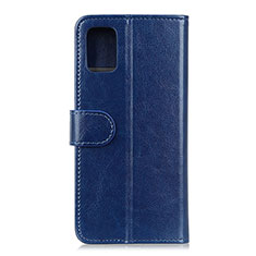 Leather Case Stands Flip Cover T11 Holder for Xiaomi Mi 11 Lite 4G Blue