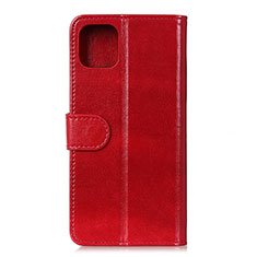 Leather Case Stands Flip Cover T11 Holder for Xiaomi Mi 11 Lite 4G Red