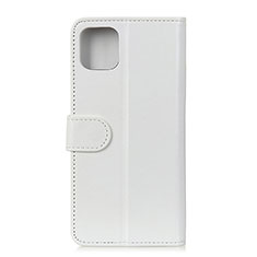 Leather Case Stands Flip Cover T11 Holder for Xiaomi Mi 11 Lite 4G White