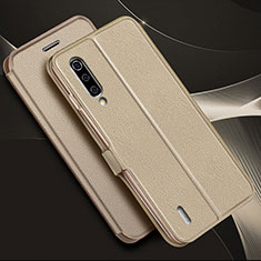 Leather Case Stands Flip Cover T11 Holder for Xiaomi Mi A3 Gold