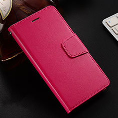 Leather Case Stands Flip Cover T12 Holder for Huawei Honor 20E Red