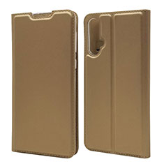 Leather Case Stands Flip Cover T12 Holder for Huawei Nova 5 Gold