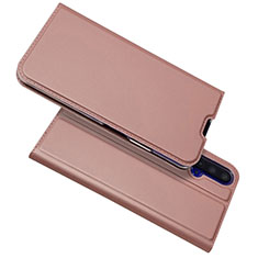 Leather Case Stands Flip Cover T12 Holder for Huawei Nova 5T Pink