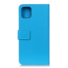 Leather Case Stands Flip Cover T12 Holder for Xiaomi Mi 11 5G Blue