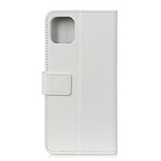 Leather Case Stands Flip Cover T12 Holder for Xiaomi Mi 11 5G White