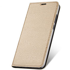 Leather Case Stands Flip Cover T14 Holder for Huawei Nova 5 Pro Gold
