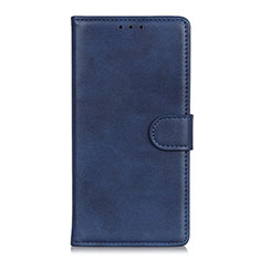Leather Case Stands Flip Cover T14 Holder for Huawei P Smart (2020) Blue