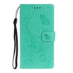 Leather Case Stands Flip Cover T14 Holder for Huawei P40 Green