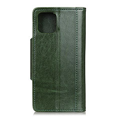 Leather Case Stands Flip Cover T14 Holder for Xiaomi Mi 11 Lite 4G Green