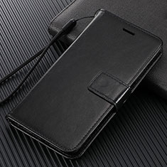 Leather Case Stands Flip Cover T14 Holder for Xiaomi Mi Note 10 Black