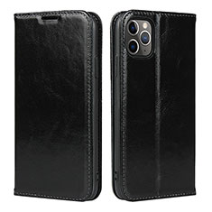 Leather Case Stands Flip Cover T15 Holder for Apple iPhone 11 Pro Black