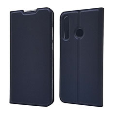 Leather Case Stands Flip Cover T15 Holder for Huawei Honor 20 Lite Blue