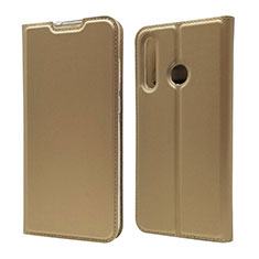 Leather Case Stands Flip Cover T15 Holder for Huawei Honor 20E Gold