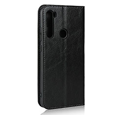 Leather Case Stands Flip Cover T15 Holder for Xiaomi Redmi Note 8 Black