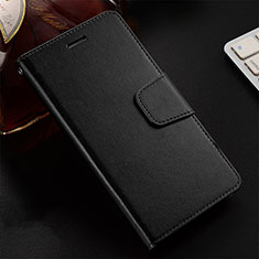 Leather Case Stands Flip Cover T16 Holder for Huawei Honor V20 Black