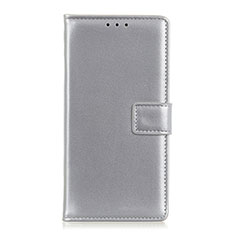 Leather Case Stands Flip Cover T16 Holder for Huawei Nova Lite 3 Plus Silver