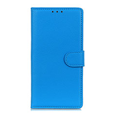 Leather Case Stands Flip Cover T16 Holder for Samsung Galaxy Note 20 5G Sky Blue