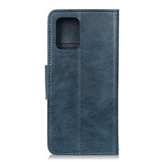 Leather Case Stands Flip Cover T16 Holder for Xiaomi Mi 11 Lite 4G Blue