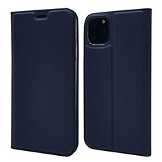 Leather Case Stands Flip Cover T17 Holder for Apple iPhone 11 Pro Max Blue