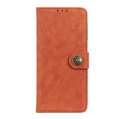 Leather Case Stands Flip Cover T17 Holder for Samsung Galaxy Note 20 5G Orange